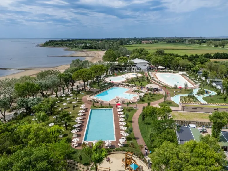 New swimming pools at Camping Tenuta Primero.