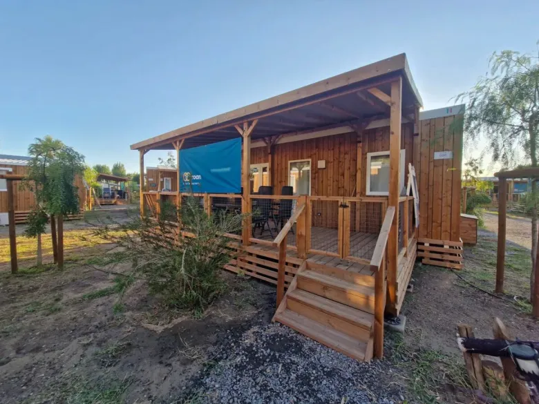 The Premium Lounge mobile homes at Roan’s Les Sables d’Or campsite.