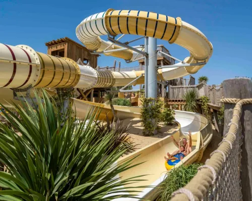Water slide at Roan camping Serignan Plage.
