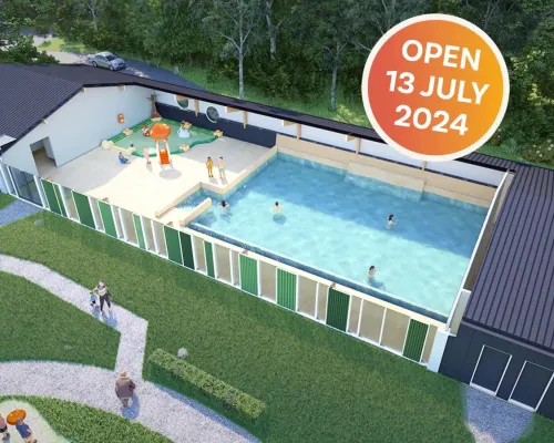The new swimming pool at Roan campsite Marvilla Parks Kaatsheuvel