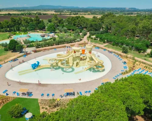 Freddy's water castle at Roan camping Le Capanne.