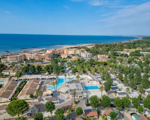 Overview camping Le Napoleon.