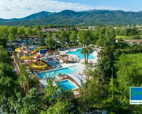 Swimming park of Roan camping La Chapelle.