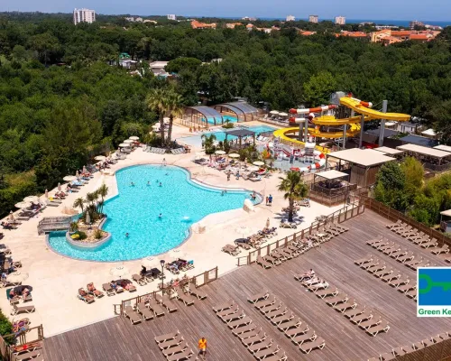Swimming park of Roan camping La Chapelle.