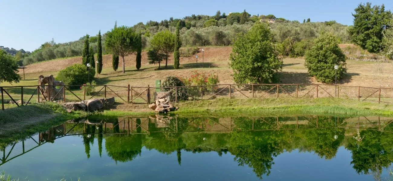 Nature campsite Tuscany.