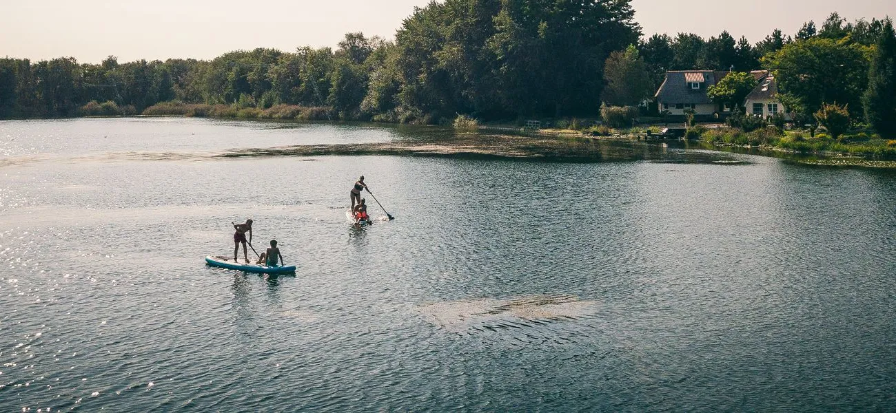 Campsites by the water in the Netherlands