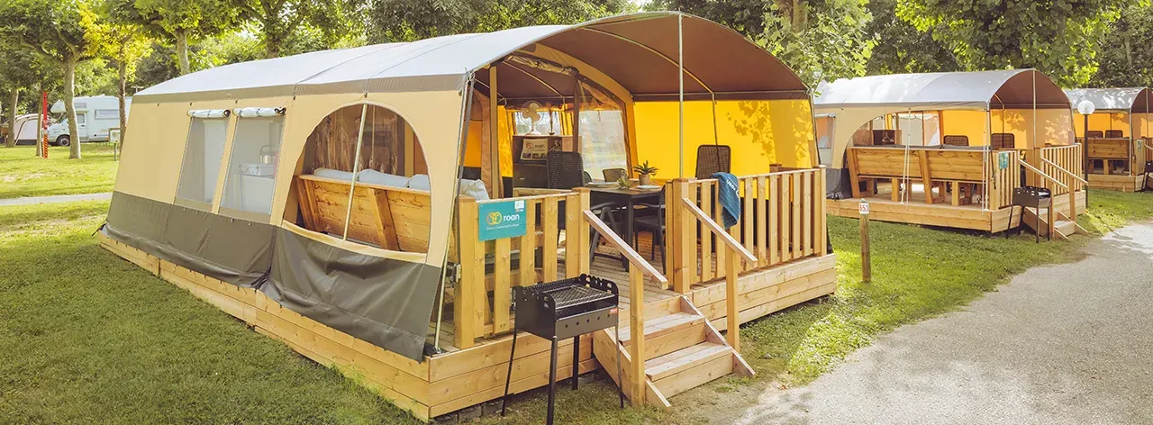 Last-minute lodge tents