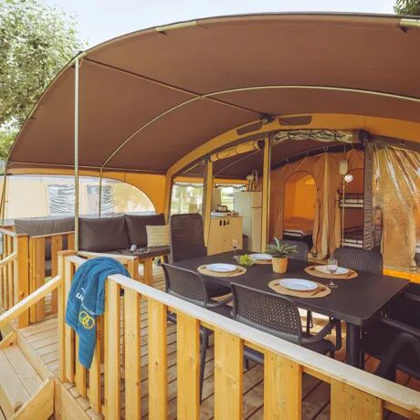 Stay in a luxury lodge tent with last-minute deals