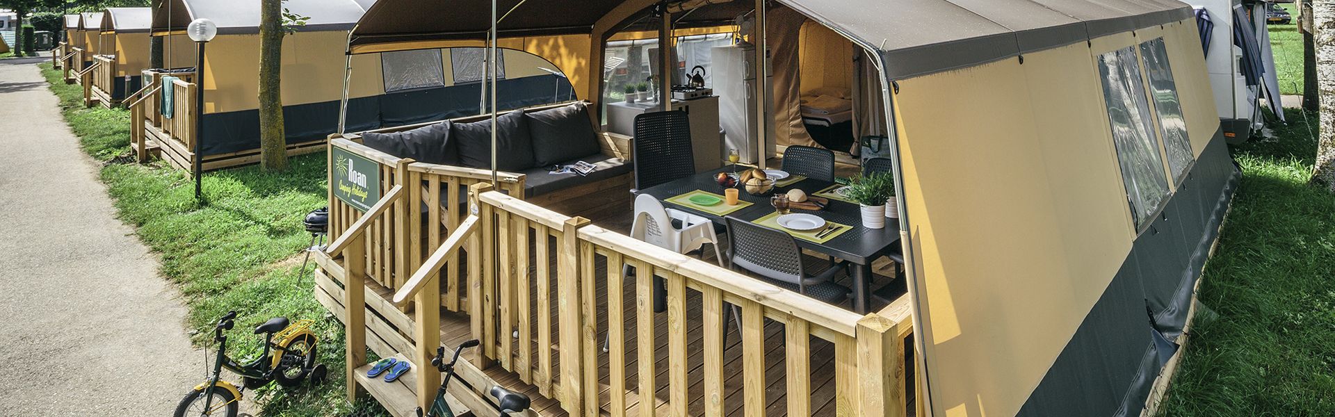 Lodge tents in Croatia